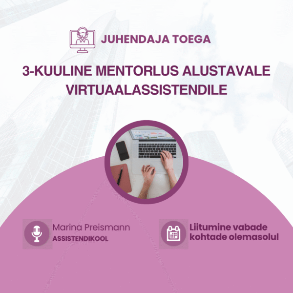 3-kuuline alustava VA mentorlus