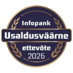 Ettevõte Event Assistance OÜ on pävinud Infopanga Usaldusväärse ettevõtte märgise.